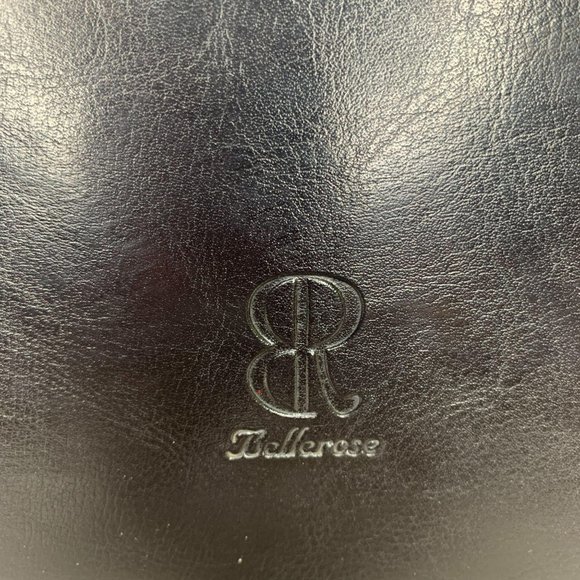 Belle Rose Leather Vintage Mini-Briefcase Handbag - Picture 3 of 13